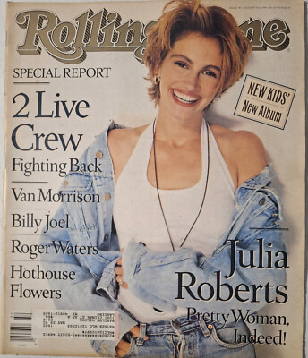 Rolling Stone #584 (Aug 1990)Julia Roberts/Van Morrison/2 Live Crew/R Waters VG+