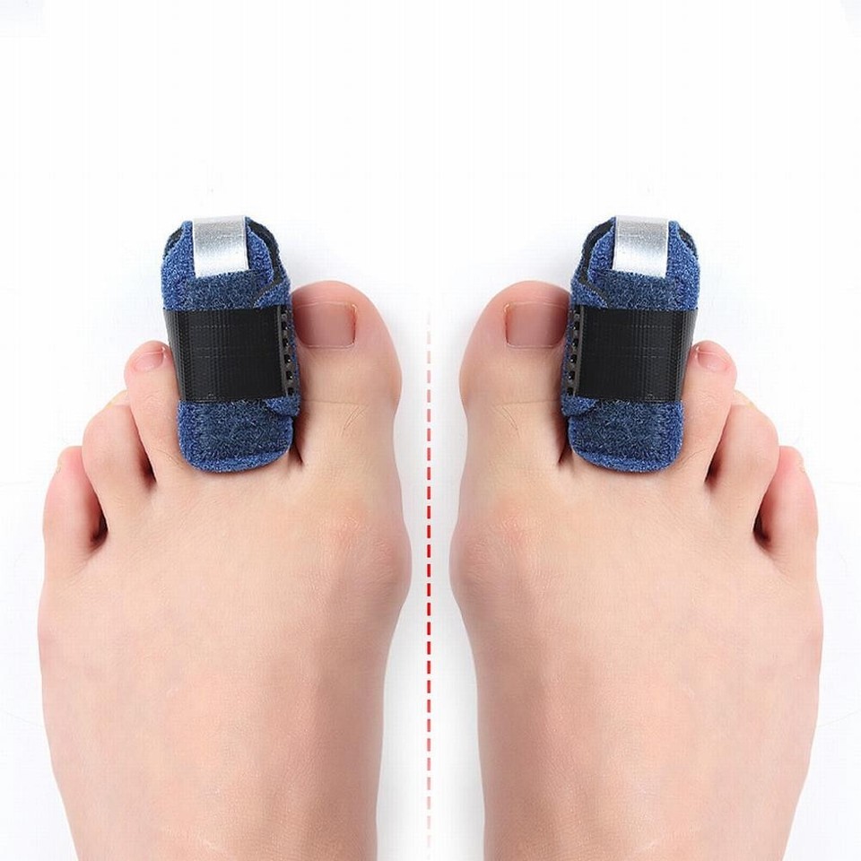 Hammer Toe Corrector Bandage Aluminum Plates Fixation Portable and