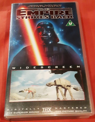 Star Wars The Empire Strikes Back VHS tape UK 1995 Exc THX Widescreen