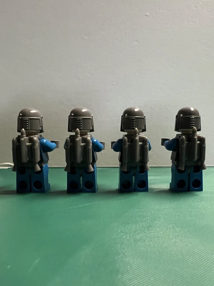 Lego Star Wars Mandalorian Reloj de la Muerte Guerrero Minifiguras (sw0296) Lote de 4 Foto 3 de 4