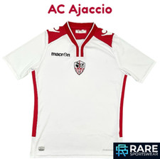 AC AJACCIO 2015-16 AUSWÄRTS FUSSBALLTRIKOT MEDIUM ERWACHSENE (SEHR GUT)