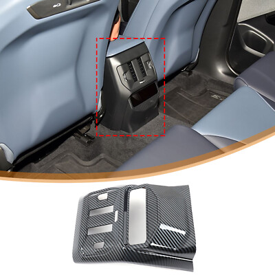 Carbon Fiber Rear Exhaust Air Outlet Anti-kick Cover For BMW X3 G45 2025