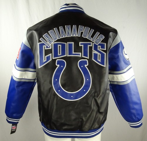 Indianapolis Colts NFL G-III Men's Faux Leather Jacket - Picture 5 of 9