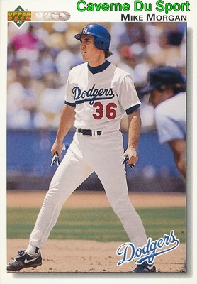 513 MIKE MORGAN LOS ANGELES DODGERS BASEBALL CARD UPPER DECK 1992