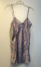 Victoria  s Secret lingerie babydoll sleepdress lavender satin feel with lace M