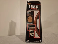 Custom Grip Drivers Series Brown Steering Wheel Cover 32227