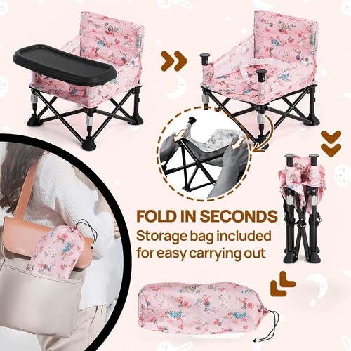 Portable Baby Bumbo Seat with Removable Tray - Ideal for Indoor/Outdoor Use - Picture 4 of 9