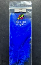 Marabou Plumes - BLUE - 7-8 in. - Fly Tying Materials - STREAMER - JIG - NEW!