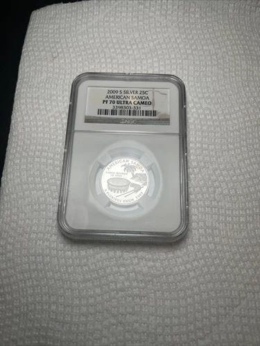 2009 S Quarter US Territories PF70 Ultra Cameo American Samoa NGC Certified