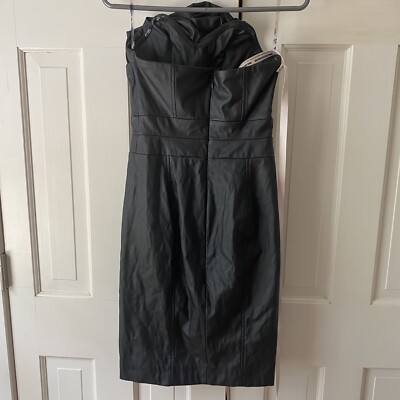 chinese dress ladies House of CB Leola Leather Mini Dress