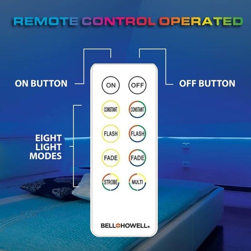 Bell + Howell Indoor/Outdoor 50 ft Color Changing Rope Light with Remote Control - Picture 7 of 7