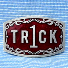 One Tr1ck Pony Promo Belt Buckle Guaranteed To Hold Yer Horse NY Fashion .TYC210