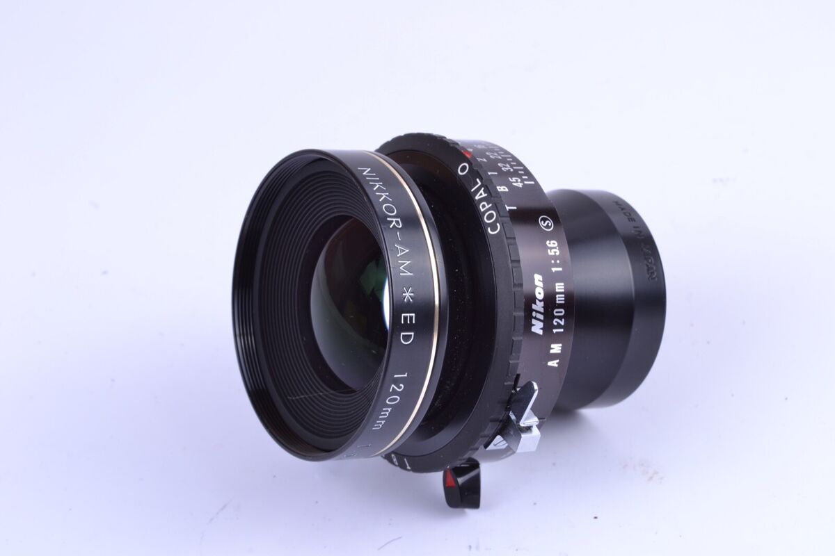Nikon Nikkor-AM * ED 120mm f/5.6 Large Format Lens & Copal 0 Shutter -  Beautiful