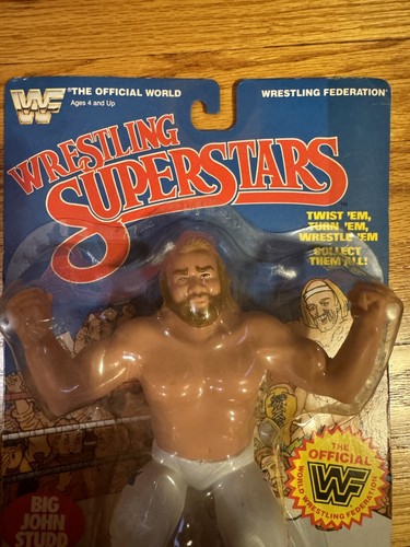 WWF LJN Big John Studd 1984 Wrestling Superstars WWE MOC, Awesome Card! - Picture 6 of 6