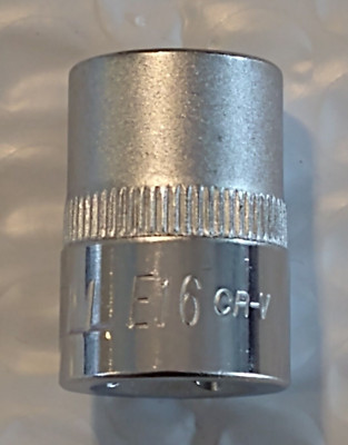 CORNWELL TOOLS CBSE162, 3/8'' DRIVE, E16 INVERTED TORX SOCKET.