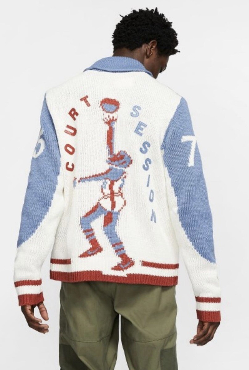 NIKE PROCLUB カウチンフィルナイトモデル SPACE SWEATER Nike Phil Knight Pro Club Varsity Sweater Bv4615-110 RARE