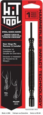 HIT Tool Door Hinge Pin Removal   Steel Faced Hammer, Black 