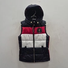 Holland Cooper Equestrian Equi Hooded Padded Gilet Vest Bodywarmer Size Medium