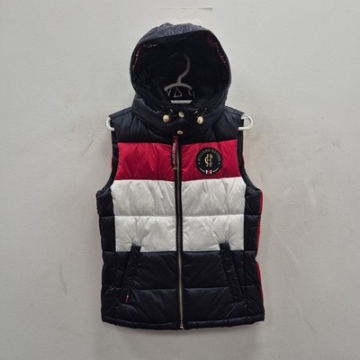 Holland Cooper Equestrian Equi Hooded Padded Gilet Weste Bodywarmer Gr. Medium