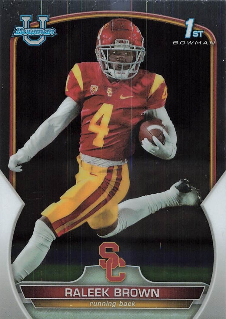 2022 Bowman University Chrome - Raleek Brown #83 (RC)