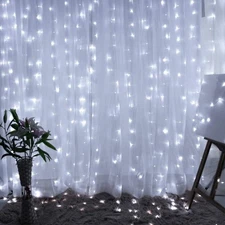 TORCHSTAR 9.8 x 9.8ft Curtain Light | Indoor/Outdoor | Multi Use | 8 Light Modes