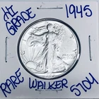1945 WALKING LIBERTY SILVER HALF DOLLAR AUTHENTIC U.S.MINTCOIN FREESHIPPING 5704