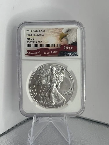 2017 American Silver Eagle $1 NGC MS70 First Release