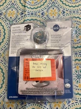 InSinkErator STS-OOSN SinkTop Satin Nickel Button Dual Outlet Switch