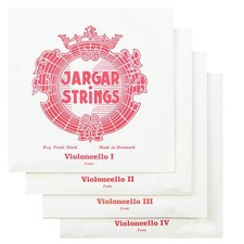 New Jargar Violoncello strings Set 4/4 Medium Red Made in Denmark Freeshipping 