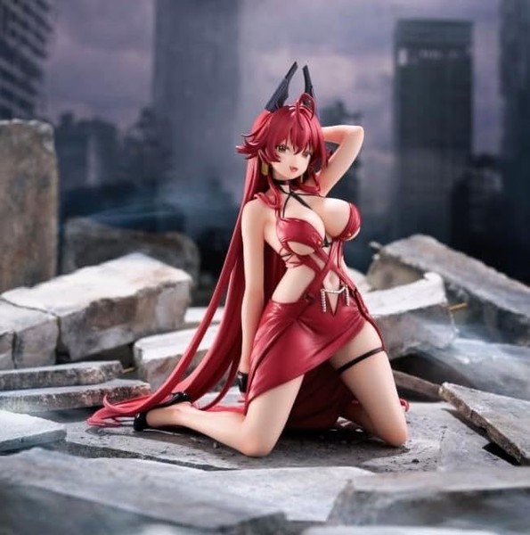 Diosa de la Victoria: NIKKE Fideos Tapón Figura Capucha Roja - Rojo Tontería 14 cm