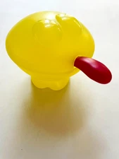 Sugar bowl & spoon Koziol 1998 German design Orange Darmstadt. Dishwasher safe