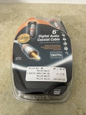 Philips Digital Audio Coax Cable 24K Gold Plated Series DVD/CD/TV/AV M62797 NEW