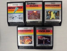 Atari 2600 iMagic Set: Fire Fighter, Atlantis, Demon Attack, Cosmic Ark, tested