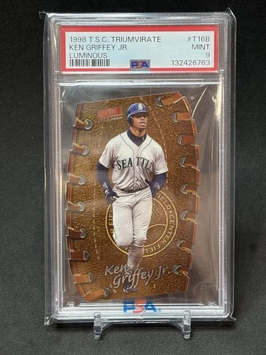1998 Topps Stadium Club Triumvirate Luminous #T16B KEN GRIFFEY JR HOF PSA 9