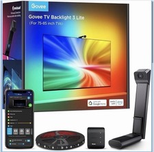 Govee TV Backlight 3 Lite with Fish-Eye Correction Function Sync 75-85 Inch TVs