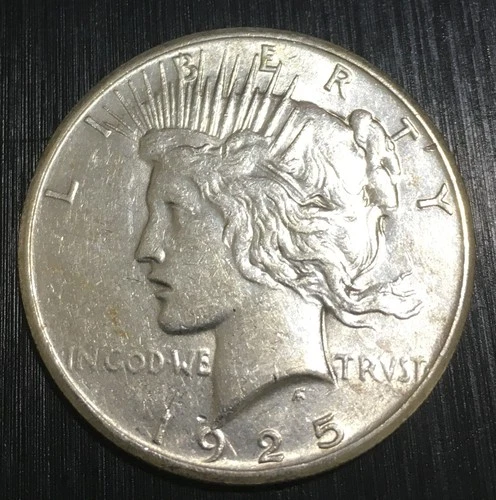 1925 USA silver liberty peace dollar 26.78g in Good Condition