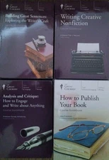 Lot Of 4 Complete Brand New Great Courses Literature & Language Writing Classes
