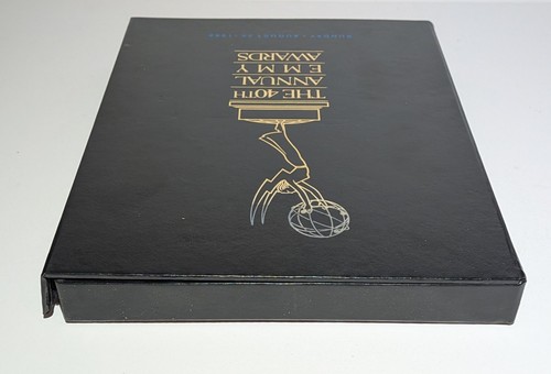 VERY RARE 1988 40th Emmy Awards Full Broadcast VHS Box Set Nominee Gift Set - Picture 11 of 11