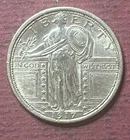 1917 STANDING LIBERTY QUARTER TYPE 1