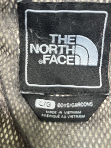 THE NORTH FACE YOUTH UNISEX NYLON JACKET LG BRICK RED/GRAY - Picture 3 of 11