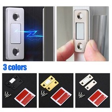 Magnetic Door Catch Latch Closer Cabinet Cupboard Ultra Thin Closure Locks