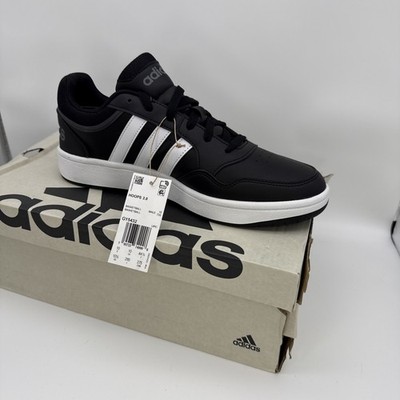 Men Adidas Hoops 3.0 BasketBall Shoes GY5432 Black White 100% Authentic SZ 10.5