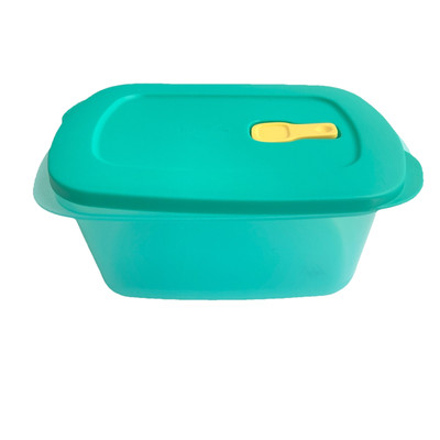 Tupperware Crystalwave Steam Release Rectangle Container Dish 7 C / 1.7 L Green