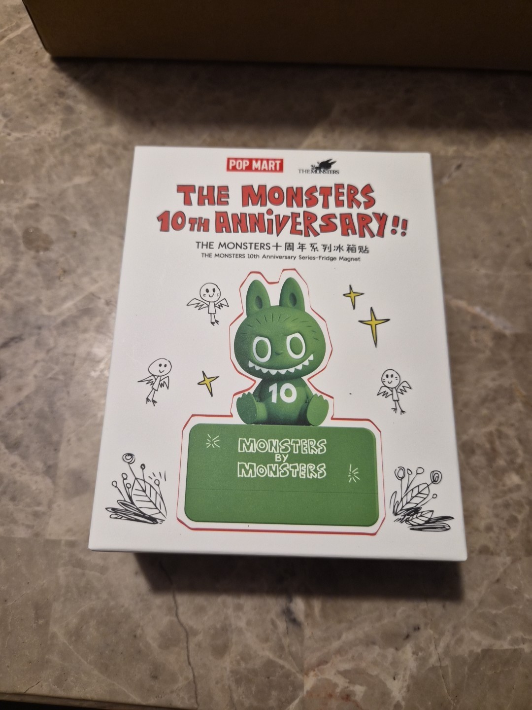 Pop Mart The Monsters 10th Anniversary Series- Fridge Magnet Blind Box 