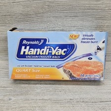Reynolds Handi-Vac Vacuum Freezer Bags Quart ...