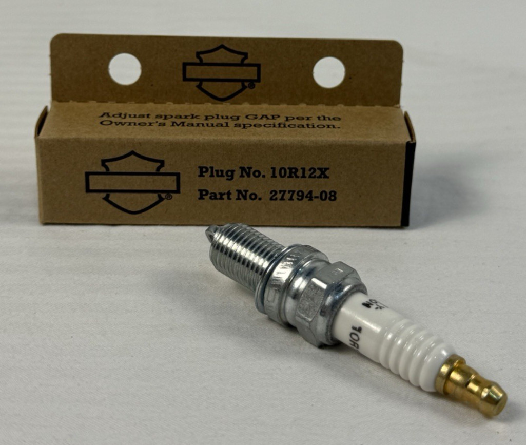 NEW HARLEY DAVIDSON GENUINE SPARK PLUG 10R12X PART 27794-08