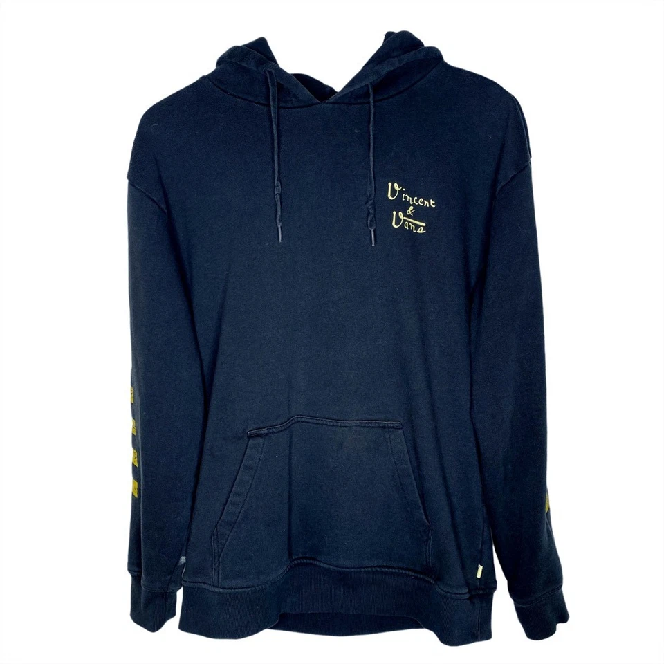 Sudadera con Capucha Negra Calavera VANS x Van Gogh Talla XS Unisex Colaboración Artística Foto 3 de 4