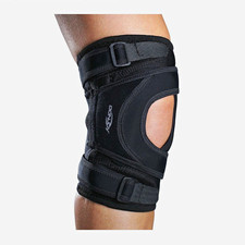DonJoy Tru-Pull Lite Knee Brace Stabilization Support Black Size M