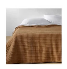 Casaluna Full/Queen Lyocell Coverlet Warm Brown