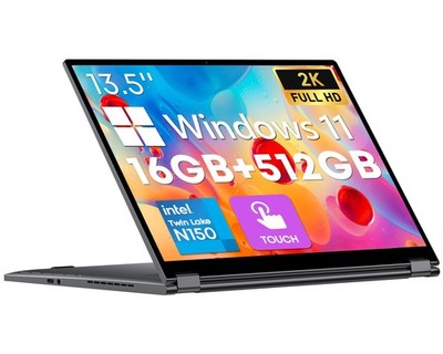 CHUWI Freebook 13.4'' Intel N150 16GB/512GB Windows 11 Laptop PC 360° folding